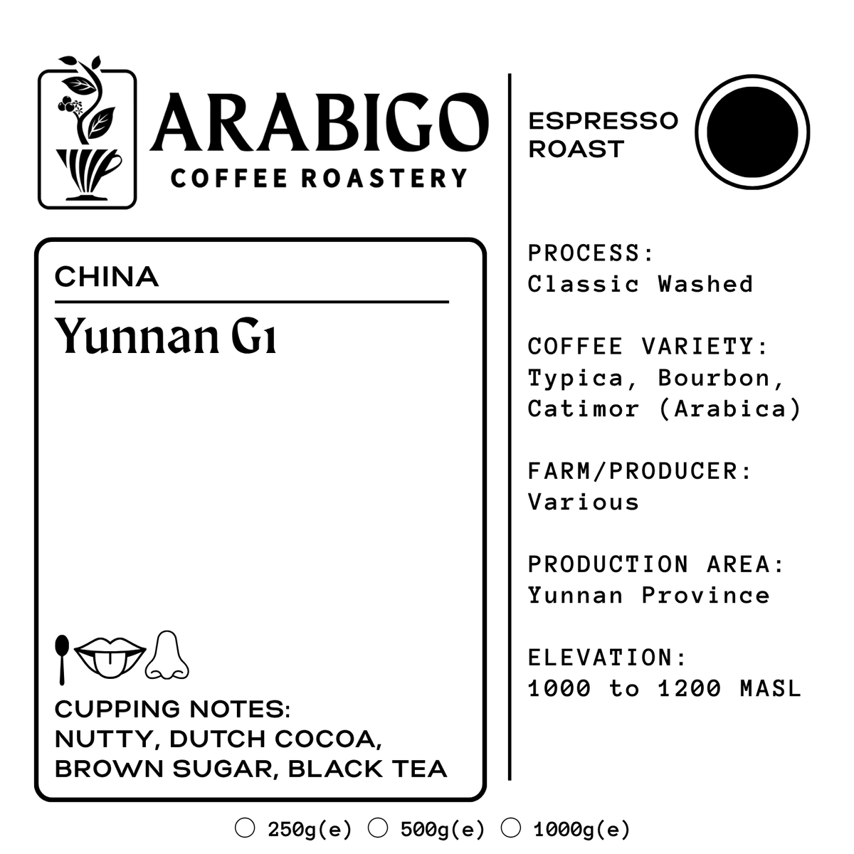 Yunnan G1 Espresso