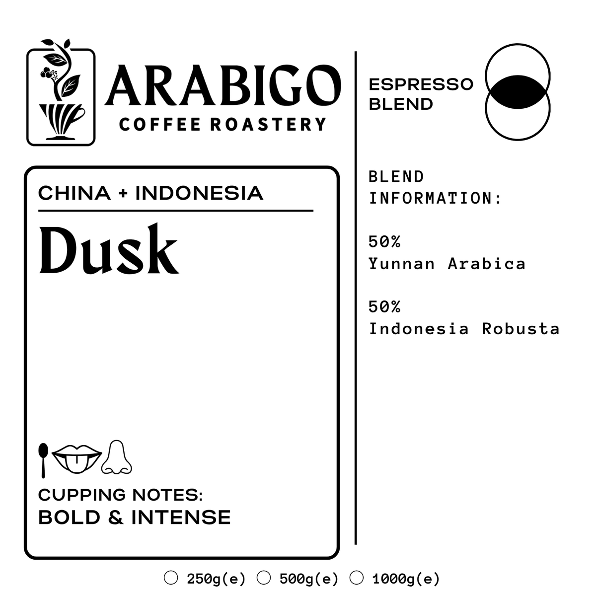 Dusk Espresso Blend (Arabica+Robusta)