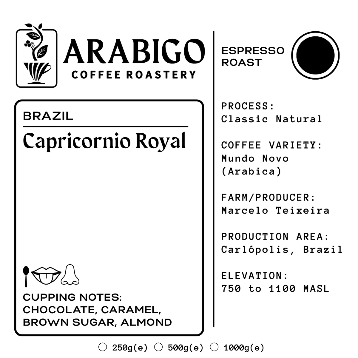 Brazil Capricornio Espresso
