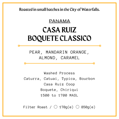Casa Ruiz Boquete Classico